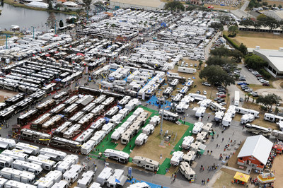 The Florida RV SuperShow in Tampa, the Largest RV Show in the Country with over 1,300 RVs direct from the manufacturers.  Also hundreds of supply and accessory booths, entertainment, seminars and loads of food!  This year we're proud to host The Wall That Heals, the 1/2 scale replica of the Vietnam War Memorial in Washington, DC.  Contact frvta.org for more information.