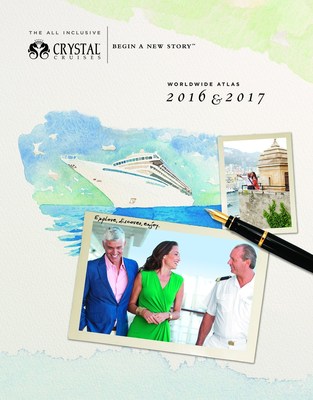Crystal Cruises unveiled its complete itinerary roster and fares of 2017 online at www.crystalcruises.com and in Crystal's first complete two-year Worldwide Cruise Atlas, the most comprehensive cruise planning brochure the line offers. At 236 artfully illustrated pages, the Cruise Atlas details the diverse and enriching experiences set for the coming two years.