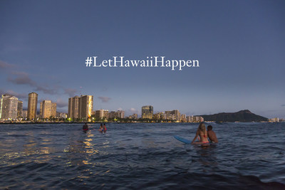 Hawaii Visitors and Convention Bureau Invites Travelers to "#LetHawaiiHappen"