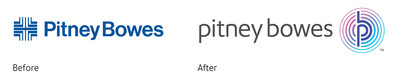 Pitney Bowes Logo: Before and After