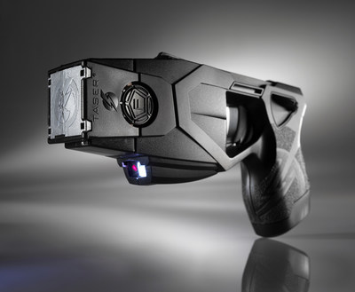 The TASER(R) X26P(TM) Smart Weapon. The use of TASER Conducted Electrical Weapons (CEWs) and Smart Weapons have saved more than 138,750 lives from potential death or serious injury.  Photo courtesy of TASER International, Scottsdale, AZ.