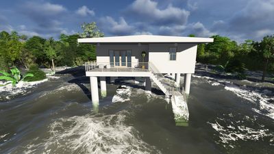 Floating Buildings FDN Save People From Climate Change and Tsunamis