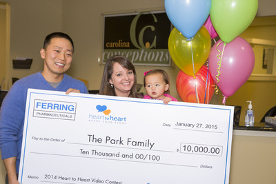 Family That Overcame Infertility Awarded Educational Grant as Winner of Ferring Pharmaceuticals' 2014 Heart to Heart Video Contest