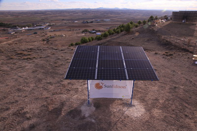 The new SunEdison Outdoor Microstation can power 25 households for five hours each night and takes just four to six hours to set up.