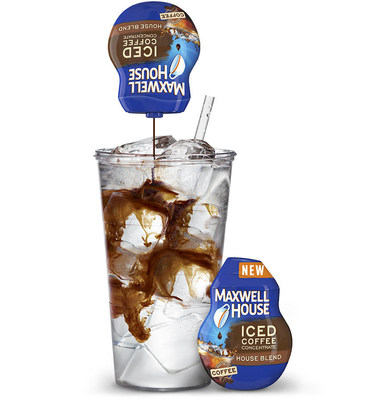 Maxwell House introduces innovative way to make iced coffee.