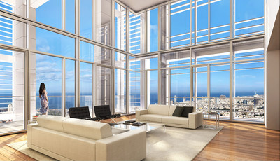 "Palace in the sky" penthouse, chosen as the most luxuries penthouse in Israel