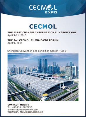 CECMOL 2015 The 1st Chinese International Vapor Expo
