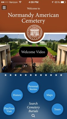 Explore Normandy American Cemetery with this free app.