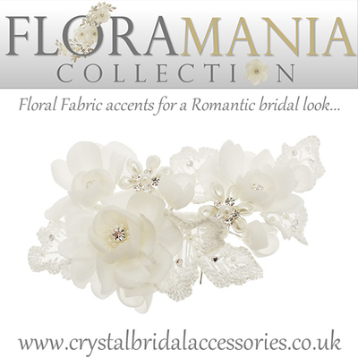 Crystal Bridal Accessories Introduces the Floramania Bridal Headpiece Collection!