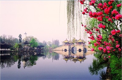 The beautiful Scenery of Slender West Lake, China