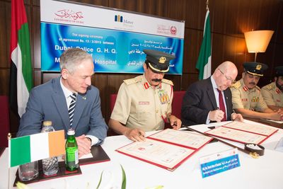Minister Bruton Announces Mater Private Healthcare Group to Provide Treatment for Dubai Police Force