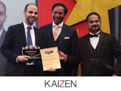 Kaizen Wins Editor's Choice Award for Management of Exclusive Projects in Dubai