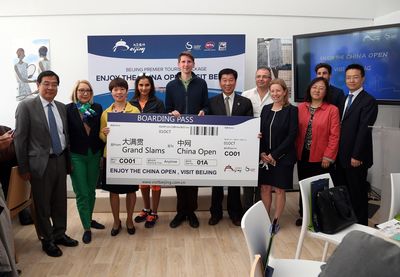Beijing Municipal Commission of Tourism Development Launches at Roland-Garros (France) Its Premier Sports Tourism Package: "Enjoy the China Open, Visit Beijing"