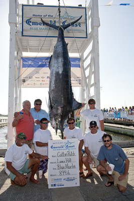 New Emerald Coast Blue Marlin Classic at Sandestin Record Set with 899.6-Pound Blue Marlin