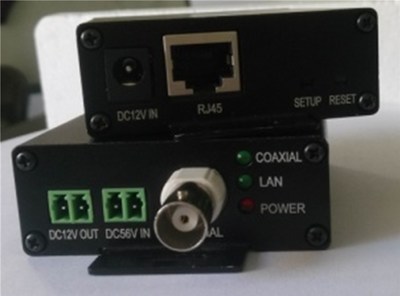 Xingtera Ethernet to Coax Converter with Power-over-Coax (1*RJ45/1*BNC)