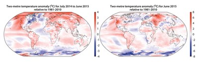 Global Temperature Anomaly Highest Since 2009/10