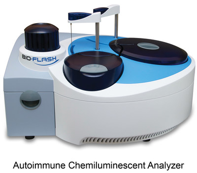 Rapid response autoimmune chemiluminescent analyzer