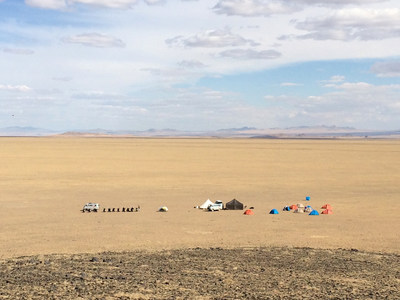 Mongolian camp with Extreme Bike Tours