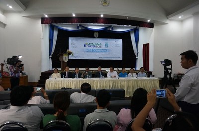 Press Conference of MyanmarWater 2015 and Renewable Energy Myanmar 2015