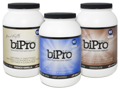 BiPro Whey Protein Isolate.