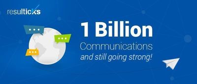 Resulticks Achieves 1 Billion Communications Mark in Under 5 Months