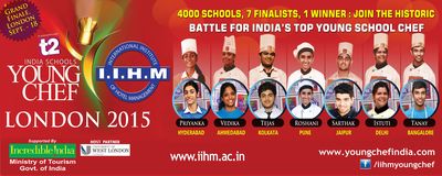 Young Chef India Schools 2015 - Grand Finals in London, 18th September
