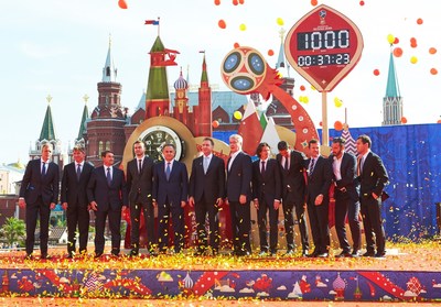 In the Heart of Moscow, 1,000 Days Before the 2018 FIFA World Cup Russia[TM], the Official Countdown Clock is Unveiled