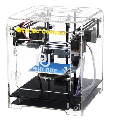 The small size and transparent case of the newly launched CoLiDo Compact 3D printer is ideal for home user.