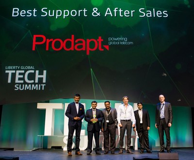 Prodapt Wins the Liberty Global Vendor Award for the Best Support and After Sales Category