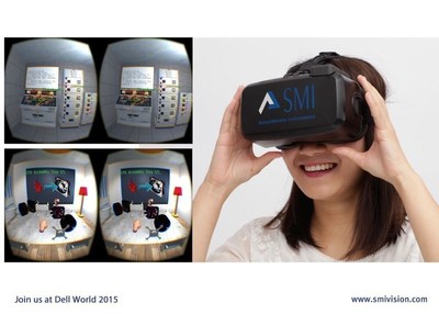 SMI Virtual Reality Eye Tracking at Dell World 2015