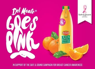 Del Monte Goes Pink in Support of Safe &amp; Sound 2015