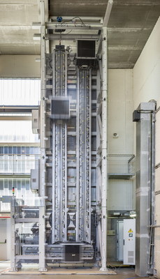 ThyssenKrupp Premieres MULTI, World's First Rope-Less Elevator System - First Scale Model Launched with Four Cabins in Loop Operation