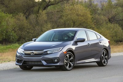 Sporty and Sophisticated Visual Presence Portends What's Under the Skin of the Dramatically Redesigned 2016 Civic Sedan