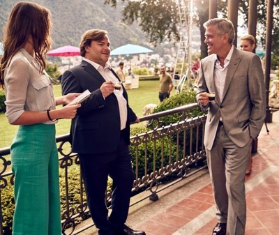Behind-The-Scenes With George Clooney and Jack Black as They Film New Nespresso Commercial