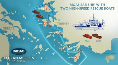 Search and Rescue Charity MOAS to Launch Aegean Sea Mission on 18th December