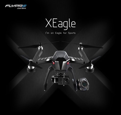 The XEagle, the industry’s first smart watch-controlled drone with auto follow and obstacle avoidance functionality