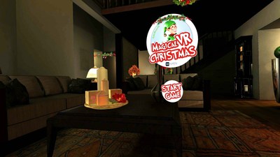 Screenshot from WakingApp's Magical VR Christmas experience, now available on ENTiTi Viewer for iPhone and Android.