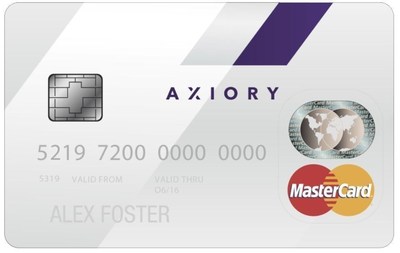 Introducing the AXIORY Prepaid MasterCard®