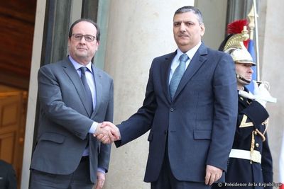 Dr. Hijab Meets French President Francois Hollande and Foreign Minister Laurent Fabius