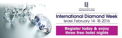 Israel Diamond Exchange Offers Buyers Three Free Hotel Nights During Winter Edition of International Diamond Week in Israel