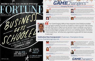 Champions Group Chairman Subhakar Rao Surapaneni Featured in Fortune Magazine