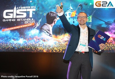 G2A.COM CEO Officially Opens GIST Gaming Istanbul 2016 with an Inspirational Speech on the Potential for Europe-Asia Co-operation
