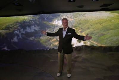 Pat Boone sings 'This Land is Mine' at the Friends of Zion Museum