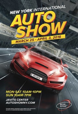  The all-new 2016 New York Auto Show poster.