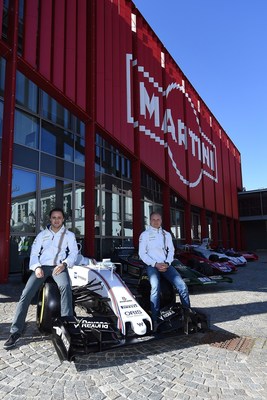 MARTINI launches the 2016 race season with Williams Martini Racing F1 drivers Felipe Massa and Valtteri Bottas.