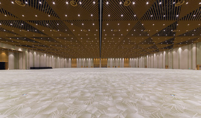 The 8,000-square-meter Jinji Lake banquet hall