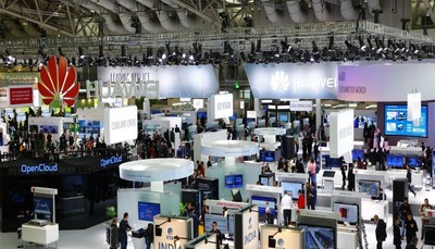 Huawei booth at CeBIT 2016