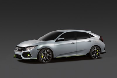 2017 Honda Civic Hatchback Prototype Brings Sporty, Euro Styling to North American Debut in New York