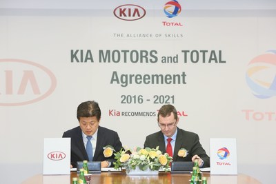 Total and Kia Renew Partnership