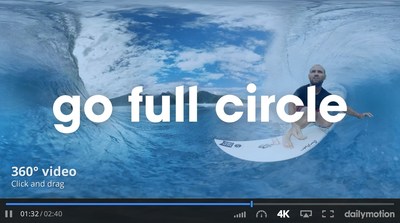 Dailymotion Launches Its New 360-degree Video Player